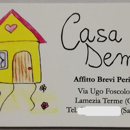 Casa Dema Leilighet Lamezia Terme Eksteriør bilde